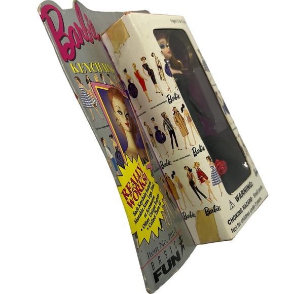 Barbie Basic Fun Keychain, Mattel 1995, Solo in the Spotlight 701-1 - Picture 6 of 6